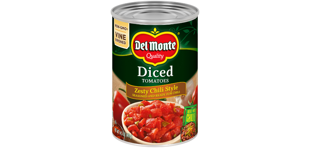 Diced Tomatoes Zesty Chili Style | Del Monte®
